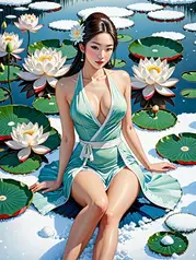 Water Lilies: A Mystery