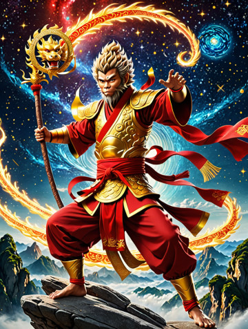 Five hundred years later, Sun Wukong.