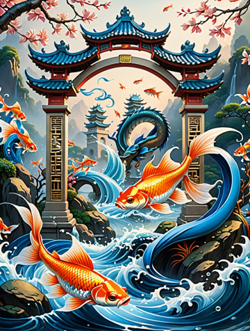 The Fish Leaps Over the Dragon Gate